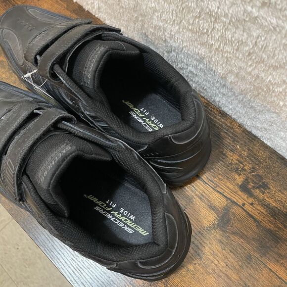 SKECHERS Afterburn Mens 15 Sneakers Athletic Work Shoes Memory Fit NEW Wide Fit - Picture 13 of 14